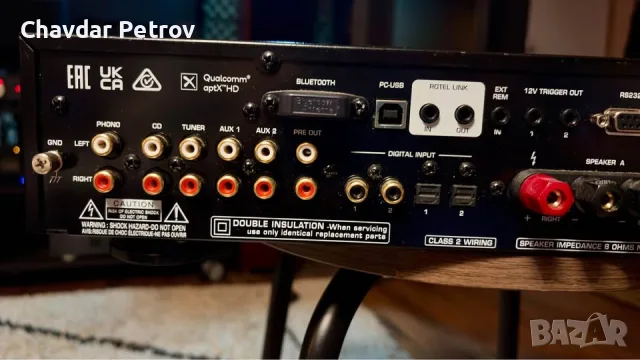 Rotel A12 MKII усилвател и дак, снимка 7 - Аудиосистеми - 56718672