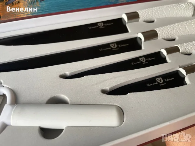 Комплект ножове, снимка 8 - Прибори за хранене, готвене и сервиране - 56612490