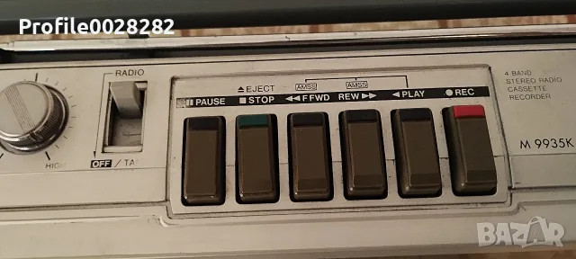 Радиокасетофон Sanyo M9935K , снимка 8 - Радиокасетофони, транзистори - 56560901