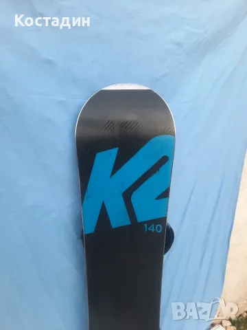 сноуборд  K2  с автомати  140см.   , снимка 5 - Зимни спортове - 56563094