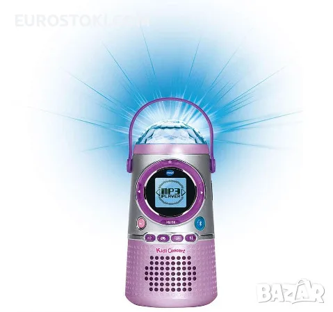Vtech Kidi Concert детски Bluetooth говорител с диско светлинни ефекти, цвят: лилав