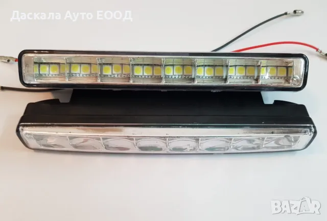 Комплект ЛЕД LED дневни светлини ,халогени с 6 диода , 12V