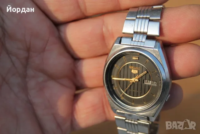 Мъжки часовник ''Seiko 5'' автоматичен, снимка 3 - Мъжки - 56568955