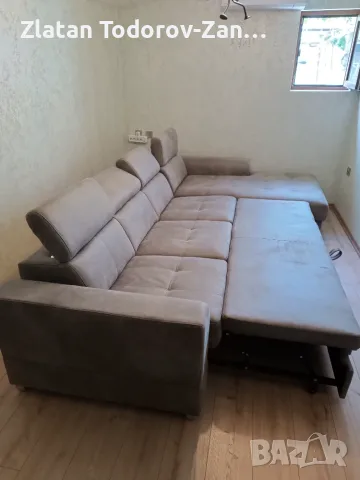 Холов ъгъл BRISSEL, снимка 3 - Дивани и мека мебел - 56568508