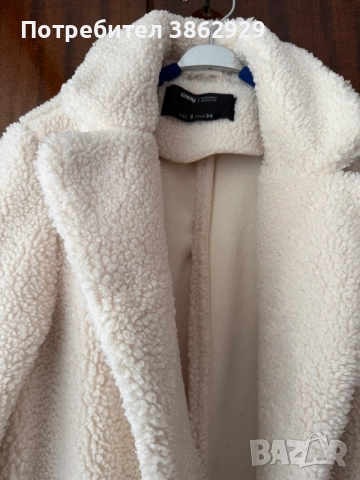 Teddy coat - пухкаво палто, снимка 5 - Палта, манта - 56563496