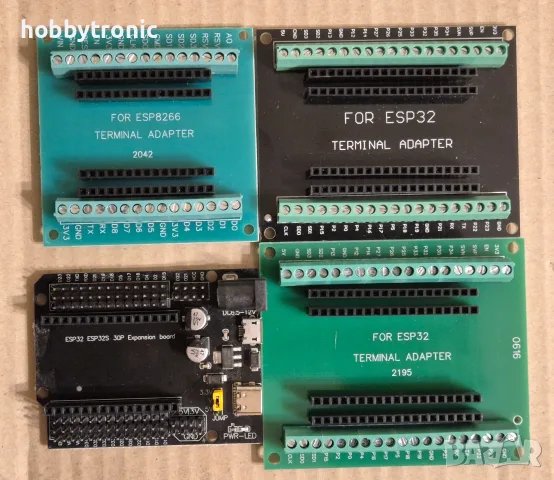 ESP32 30pin expansion board, terminal adapter- платки за разширение 