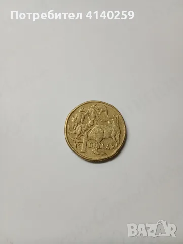 АВСТРАЛИЯ МОНЕТИ 1 ДОЛАР , снимка 3 - Нумизматика и бонистика - 56605151