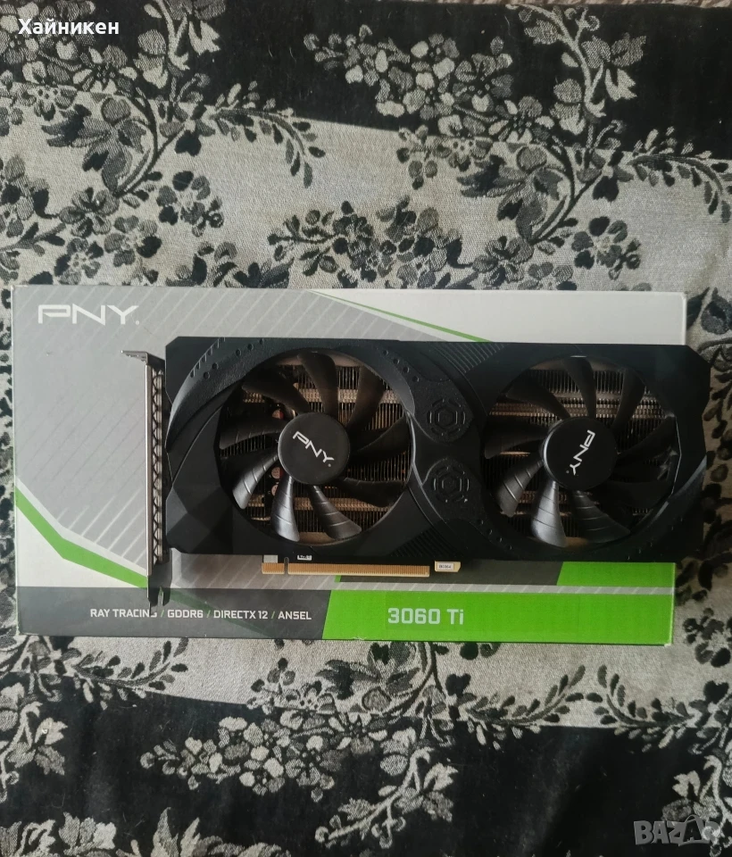 RTX GeForce PNY 3060 TI 8Gb. LHR, снимка 1