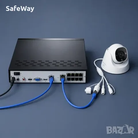 Reolink 4K PoE комплект с 4 куполни камери + 2TB NVR, снимка 4 - Комплекти за видеонаблюдение - 56594985