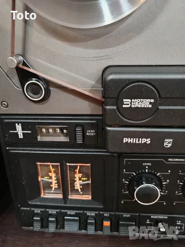 Магнетофон дек Philips N 4504, снимка 3 - Декове - 56568191