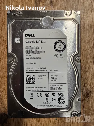 Хард диск Dell Seagate Constellation ES.3 4TB | SAS 6Gbps / 7200RPM / 3.5" inch / 100% Здраве