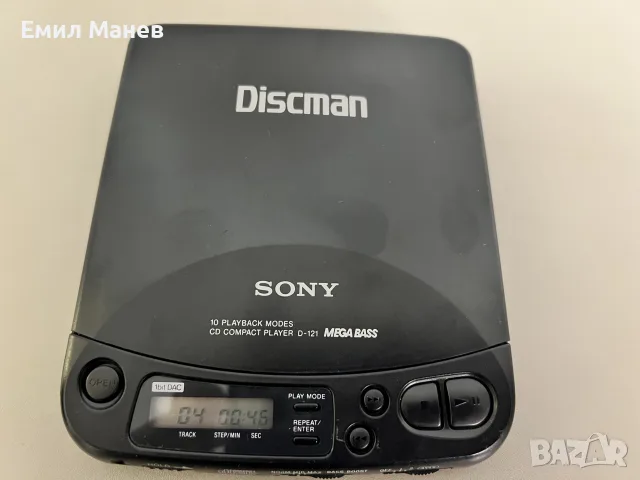 Sony D 121 - discman, снимка 2 - Аудиосистеми - 56661793