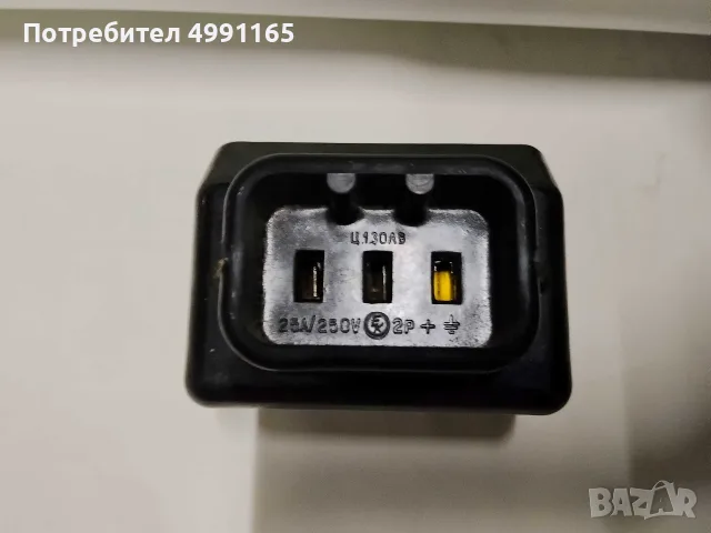 Монофазен контакт 25А/250V 2P+E