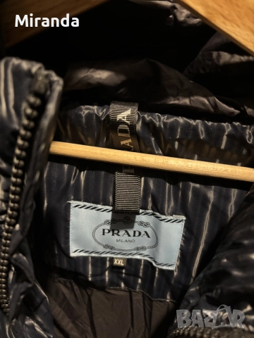 Prada пухено яке М-L, снимка 5 - Якета - 56558948