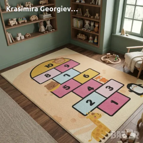 Детски килим за игра 120х160см , снимка 6 - Килими - 56748780