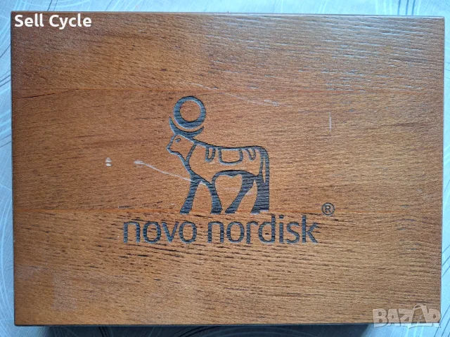 ✅КАЧЕСТВЕНА ДЪРВЕНА КУТИЯ - NOVO NORDISK❗