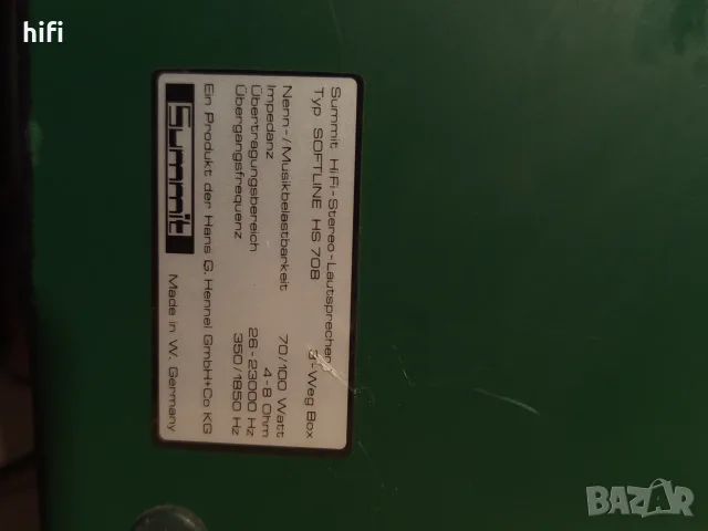 Трилентови тонколони Summit Softline HS708, снимка 3 - Тонколони - 56569516