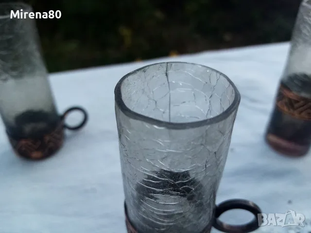 Ретро чаши за алкохол - Унгария, снимка 6 - Антикварни и старинни предмети - 56629740