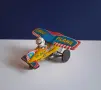 Стара Ламаринена Играчка Самолетче CIRCUS от Соца, снимка 10