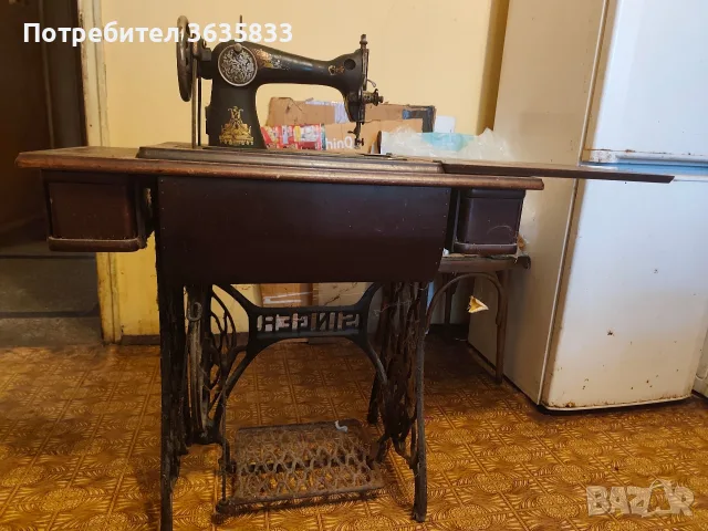 Стара шевна машина SINGER , снимка 5 - Антикварни и старинни предмети - 56621693