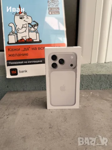НОВ❗️256Gb⚠️iPhone 17 Pro Silver * ЛИЗИНГ TBI, снимка 3 - Apple iPhone - 56583065