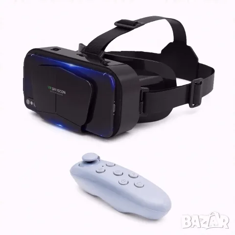 Очила за виртуална реалност VR Shinecon G10 + джойстик, 3D IMAX VR очила За смартфони от 4.7 до 7.2”