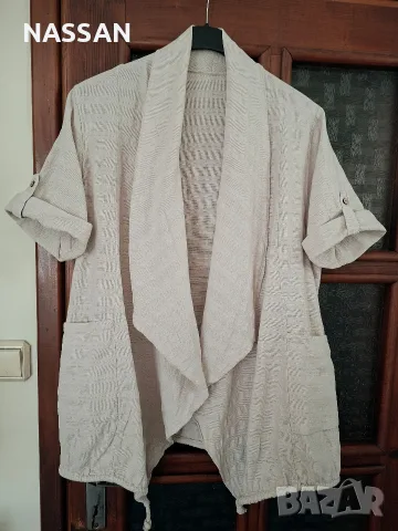 Лятна туника / наметка в цвят екрю, размер XL/XXL ми