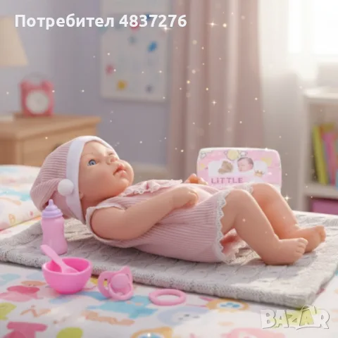 Реалистична кукла бебе - 39 см