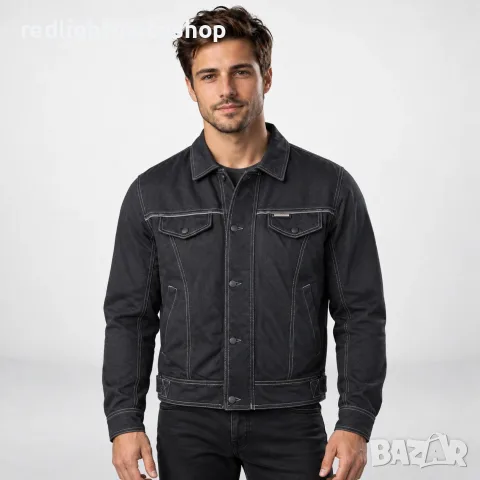 Polo Мъжко лятно дънково мото яке M/48-50 – Като ново