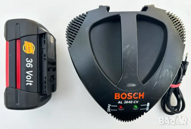 Зарядно устройство BOSCH AL 3640 CV и Акумулаторна батерия BOSCH GBA 36V 2.6Ah