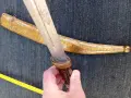 Стар османски нож с позлата , снимка 8