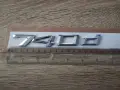 сребриста емблема BMW 740d, снимка 2