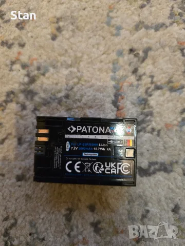Батерия PATONA Platinum LP-E6P с USB-С порт (за Canon) – Като нова
