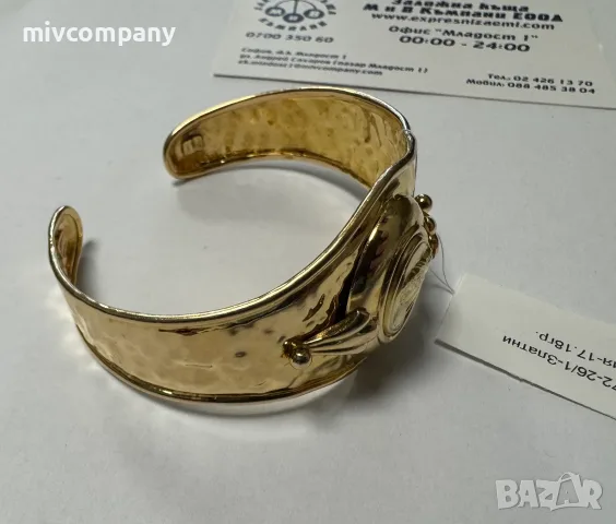 Златна гривна 17.18гр., снимка 6 - Гривни - 56657898