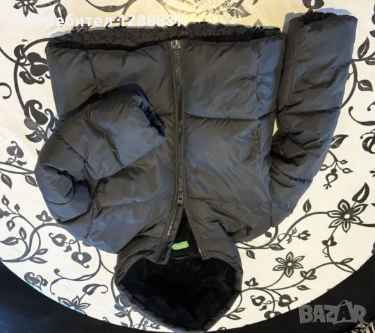 Пухено зимно оригинално яке Benetton9-10г.
