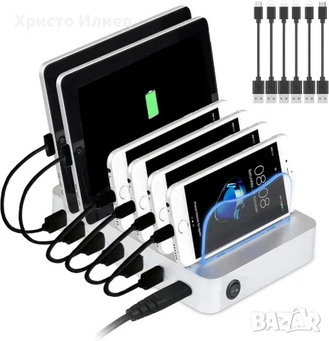 Зарядна станция за множество устройства Apple 6 бр USB ports