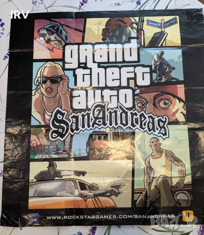 Плакати/Карти GTA , снимка 3 - Игри за PlayStation - 56739380