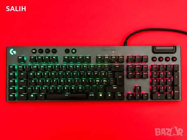 Logitech G815 RGB Механична геймърска клавиатура Mechanical Gaming Keyboard Low Profile