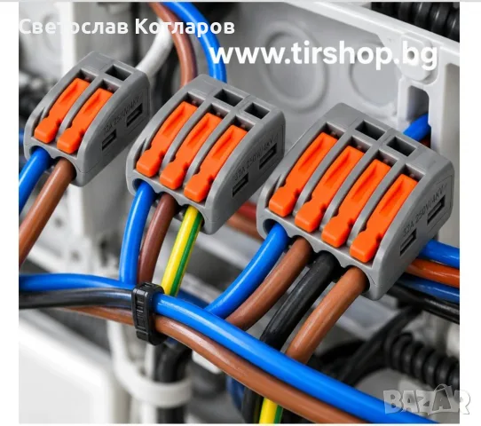 Клеми за кабели 30бр в кутия