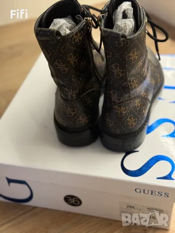Дамски кожени боти Guess, снимка 7 - Дамски боти - 56710727