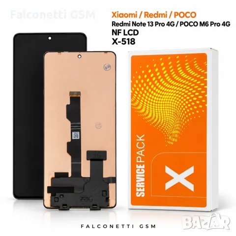 Дисплей за Xiaomi Redmi Note 13 Pro 4G / POCO M6 Pro 4G – 23117RA68G / 2312FPCA6G – NF LCD
