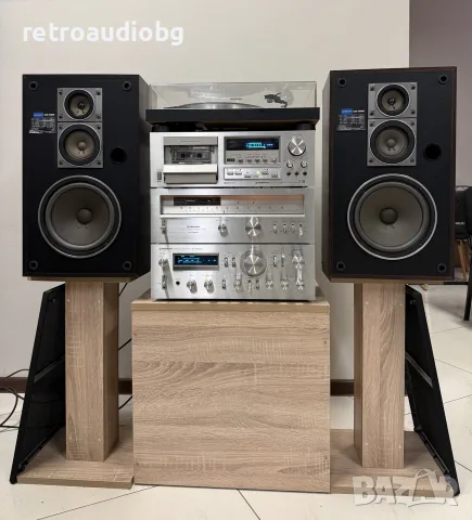 🔈ТОП ретро сет PIONEER усилвател SA-8800, тунер TX-7800, дек CT-F850, грамофон PL-512X - Синя серия🔈