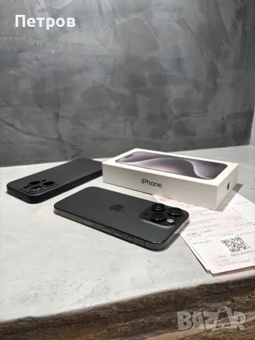 КАТО НОВ Iphone 15 Pro Black + подарък, снимка 2 - Apple iPhone - 56622359