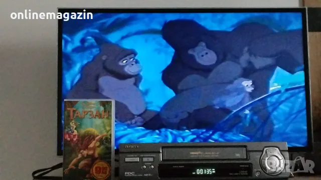 Видеокасети " Тарзан & Тарзан 2 " VHS, снимка 12 - Анимации - 56680705