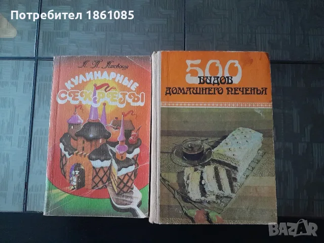 Книги на руски език  и пет тома българска енциклопедия