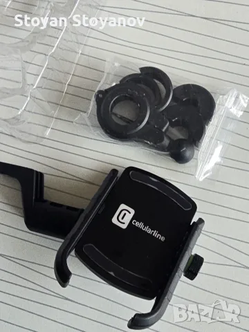 алуминиев държач за смартфон Cellularline Rider Stee, снимка 2 - Аксесоари за велосипеди - 56627615