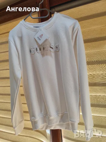 Нова блуза Guess С-М размер памук , снимка 3 - Блузи с дълъг ръкав и пуловери - 56599301