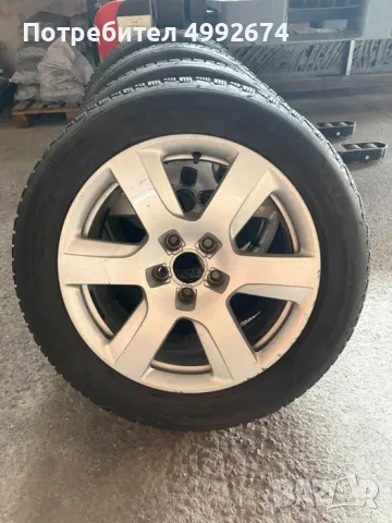 Оригинални джанти Audi A6 C7 17" + зимни гуми Goodyear