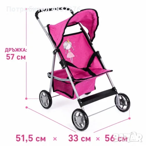 Детска количка за кукли, снимка 6 - Кукли - 56635830