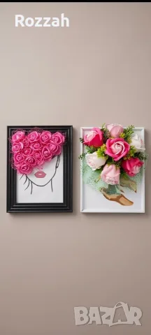 Бокс с изкуствени рози , снимка 2 - Подаръци за жени - 49176162